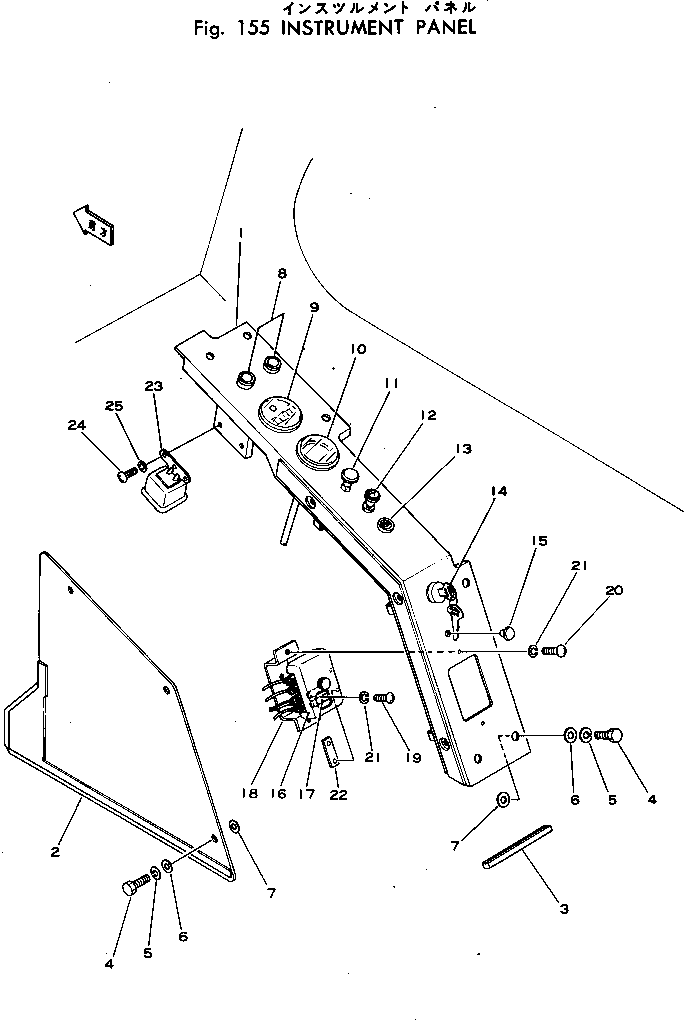 RELAY,HORN 08163-01200 KOMATSU