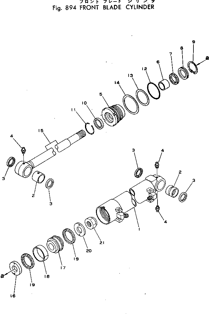 CYLINDER ASS'Y,(SEE FIG. 894) 20R-63-96100 KOMATSU
