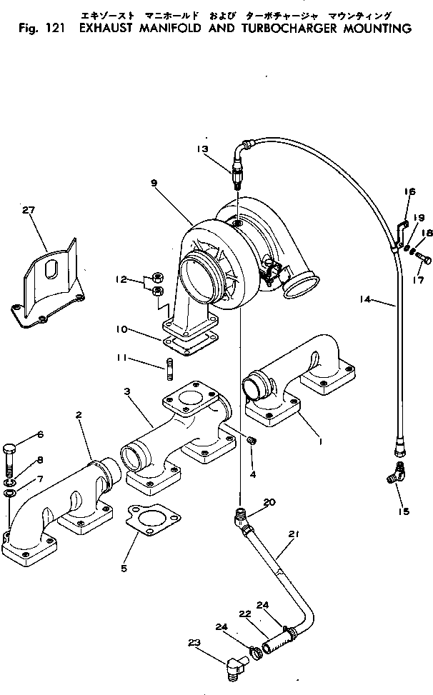 TURBOCHARGER ASS'Y (CU3006326) KOMATSU
