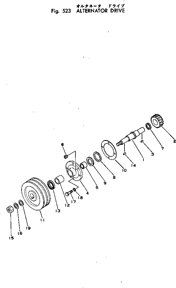 PULLEY ASS'Y 6715-82-2600 KOMATSU