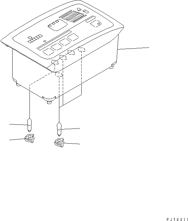 MONITOR ASS'Y 7824-89-7001 KOMATSU