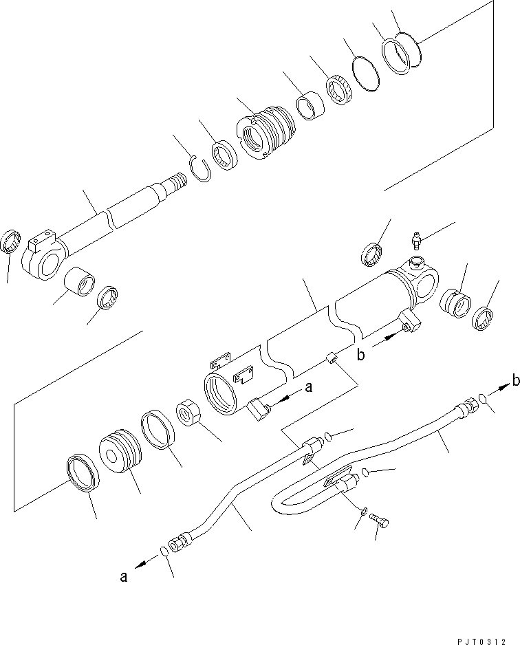 Трубка 707-86-46640 KOMATSU