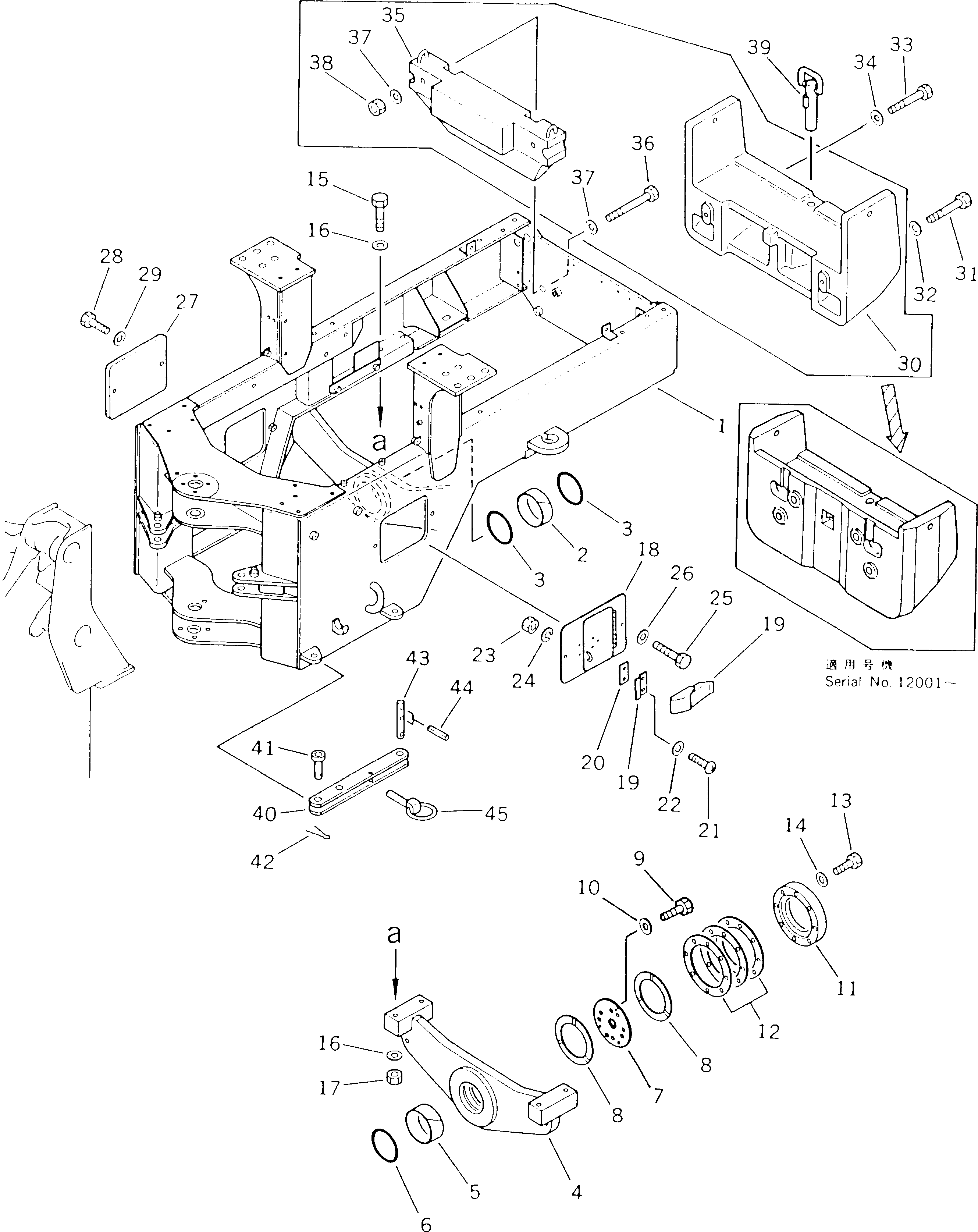WEIGHT,COUNTER 417-46-13310 KOMATSU