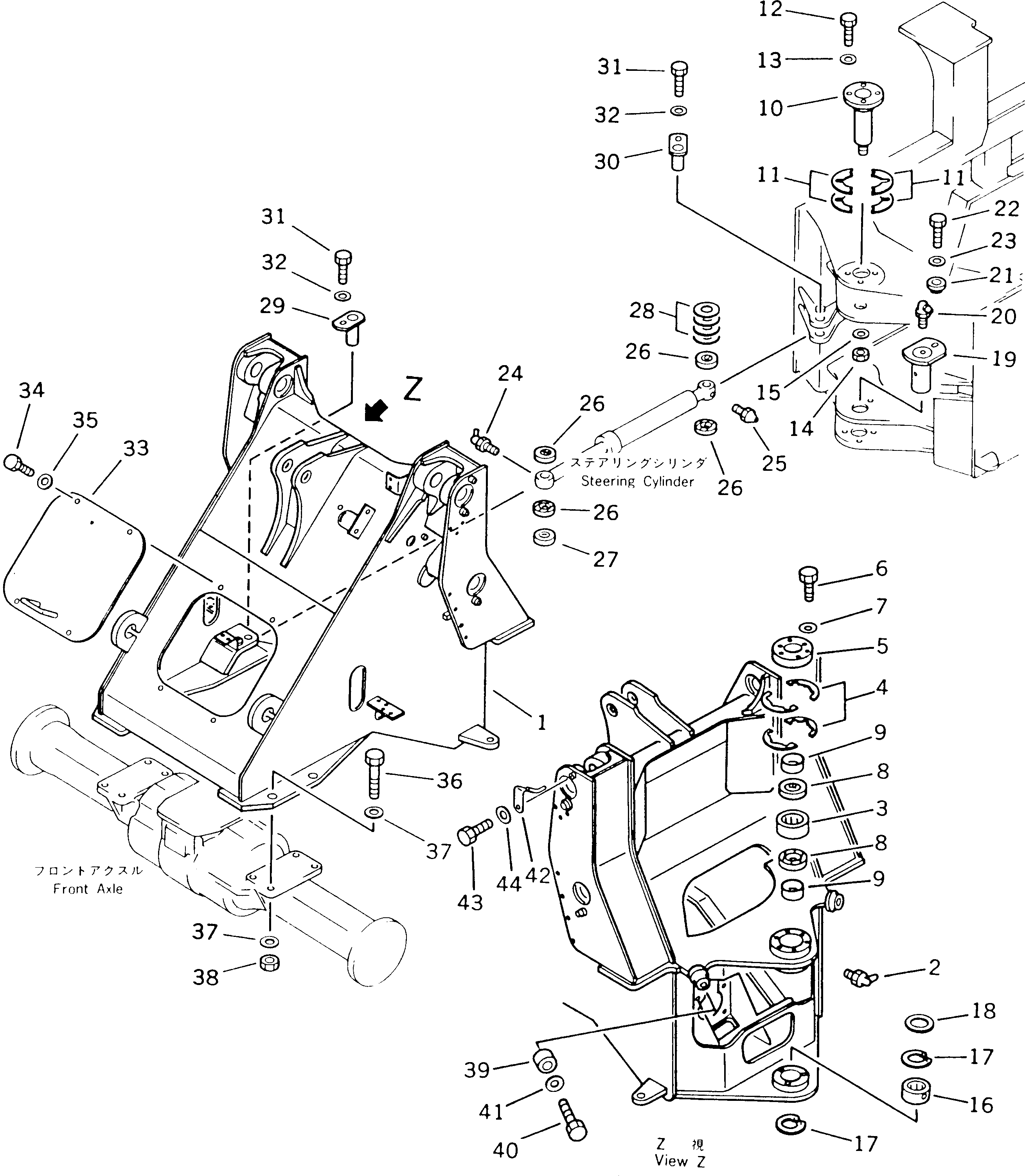 FRAME,FRONT 417-46-11720 KOMATSU