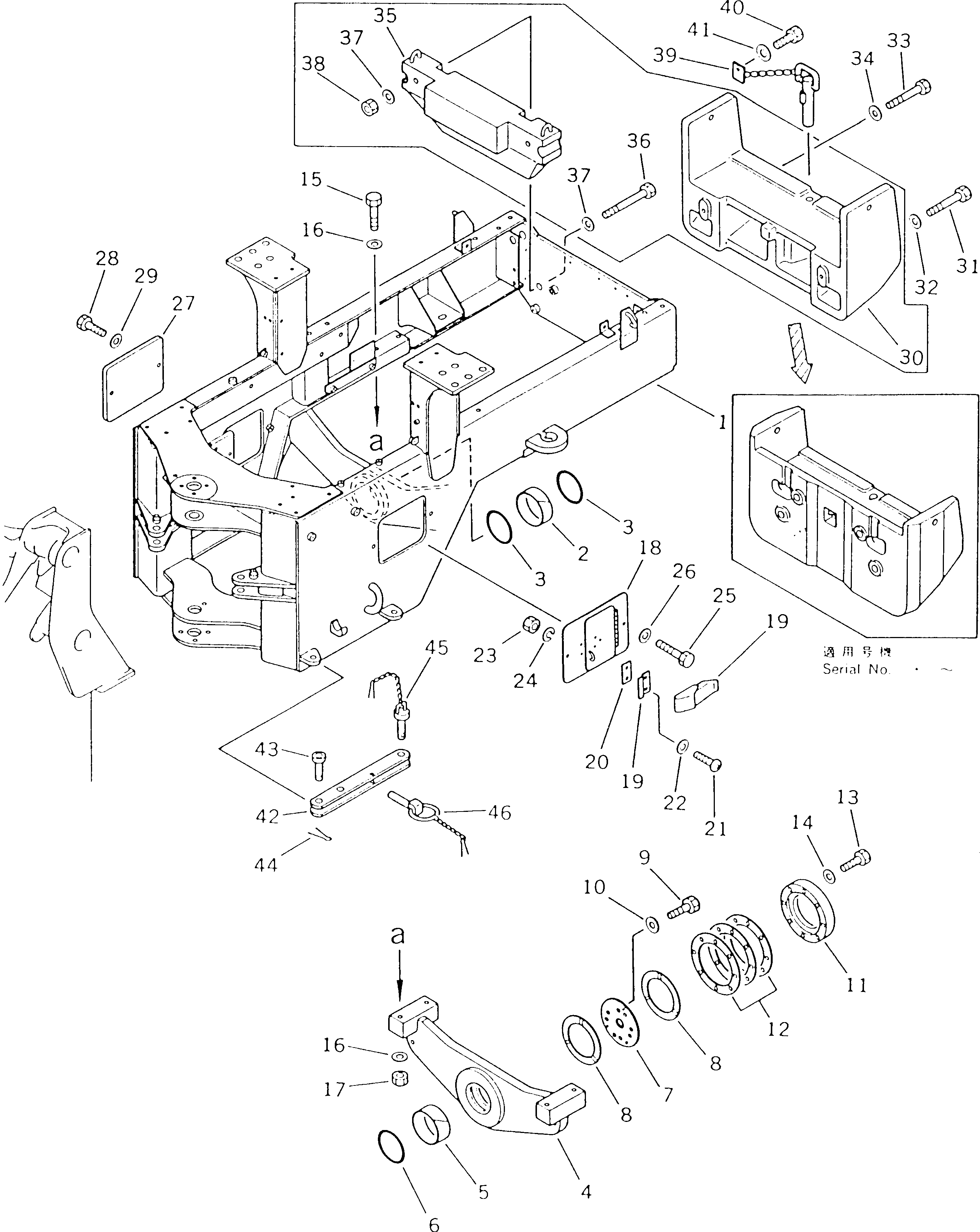 WEIGHT,COUNTER 417-46-33310 KOMATSU