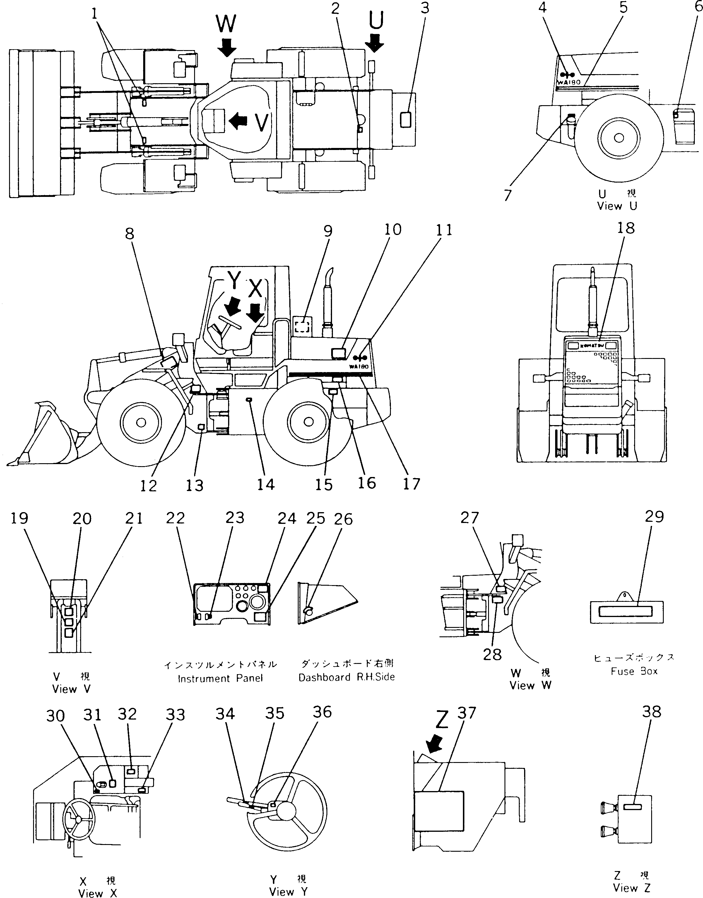 Табличка смазки 417-93-11740 KOMATSU