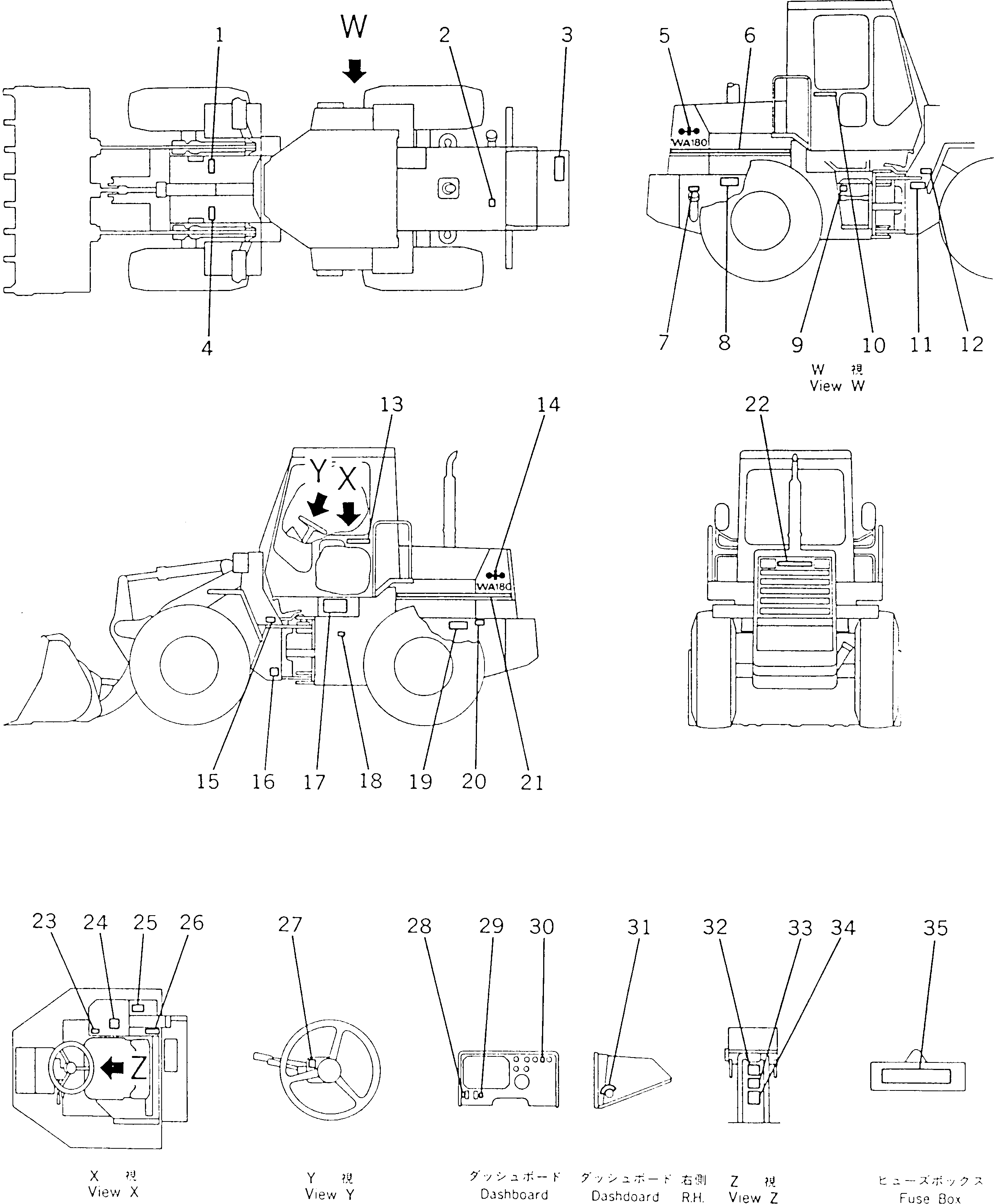 Табличка смазки 417-93-11730 KOMATSU