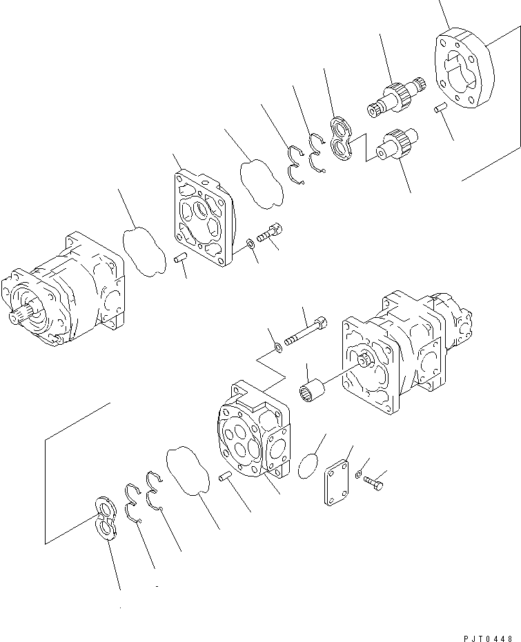 PUMP ASS'Y,(SAL50) 705-13-34341 KOMATSU