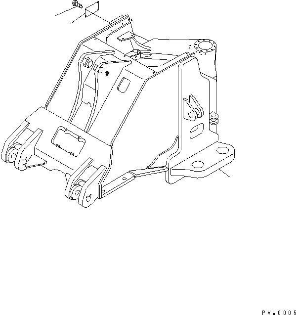 FRAME,FRONT 41K-46-21101 KOMATSU