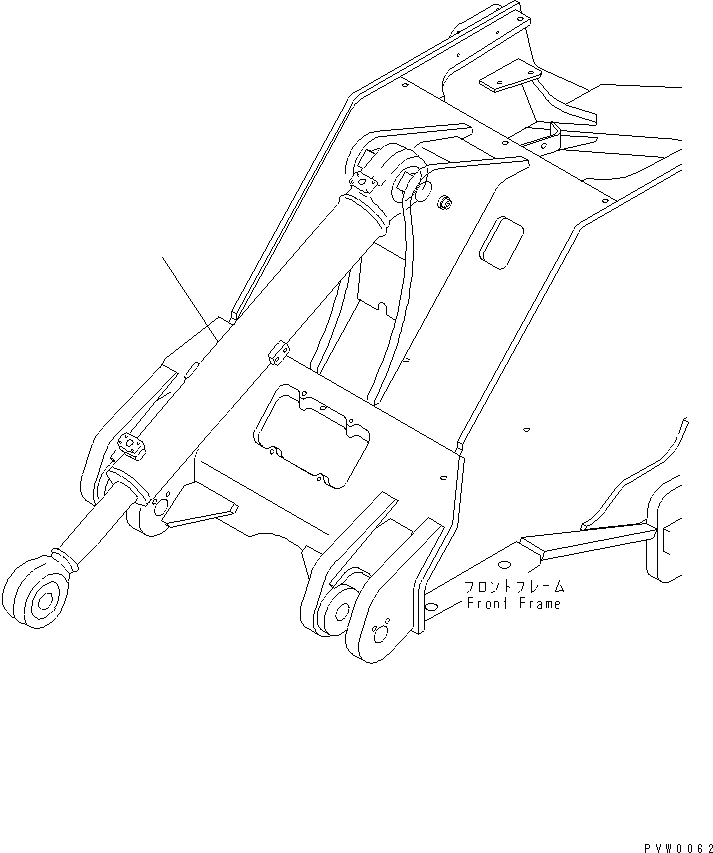 CYLINDER ASS'Y,LIFT (707-00-08281) KOMATSU