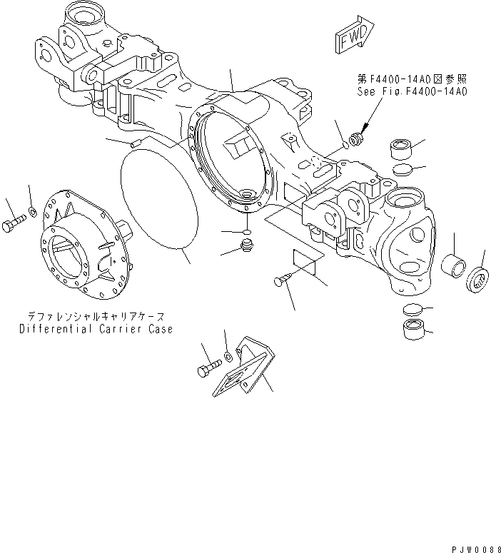 Картер 22T-22-23112 KOMATSU