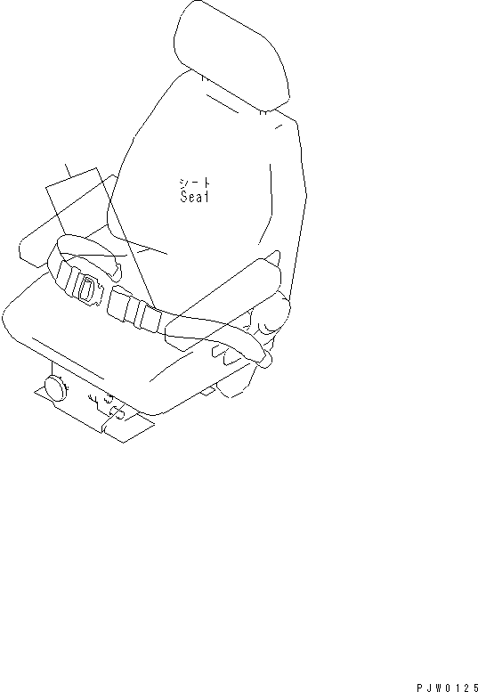 BELT ASS'Y 416-962-2010 KOMATSU