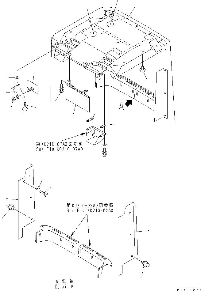 PAD,ROOF 419-56-21250 KOMATSU