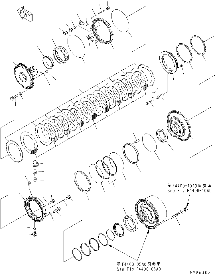 FINAL DRIVE ASS'Y,R.H. (42C-22-15005) KOMATSU