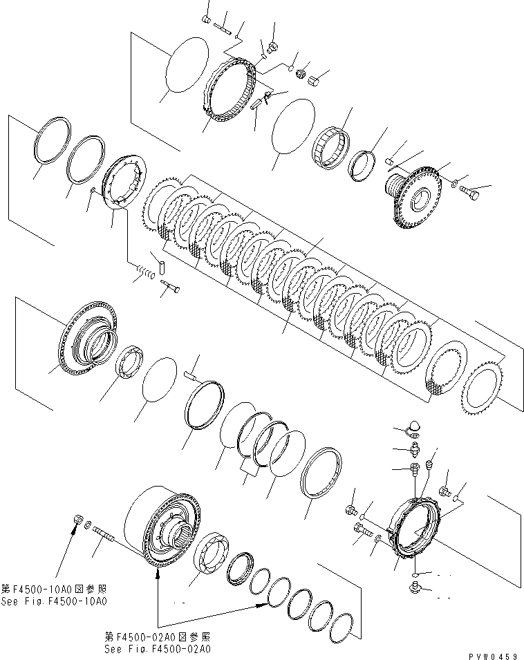 REAR AXLE ASS'Y 42C-23-10009 KOMATSU