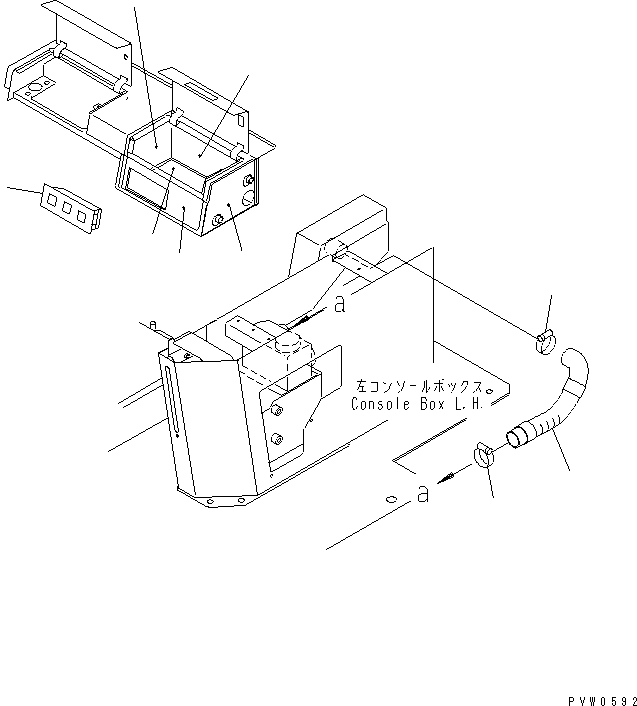 Воздушный шланг 42C-07-13150 KOMATSU