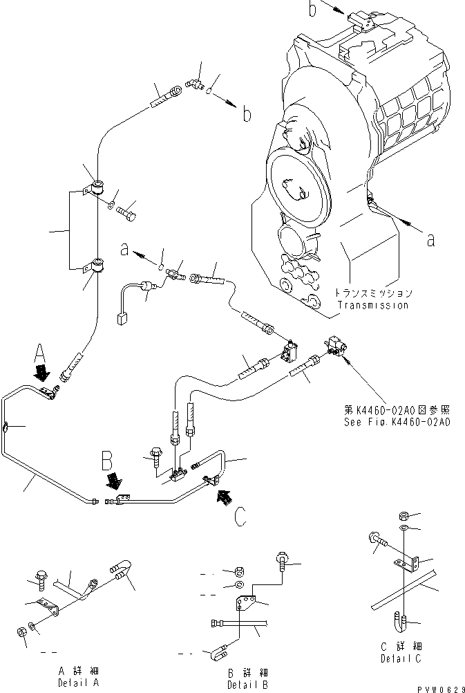 Шланг 07626-00407 KOMATSU