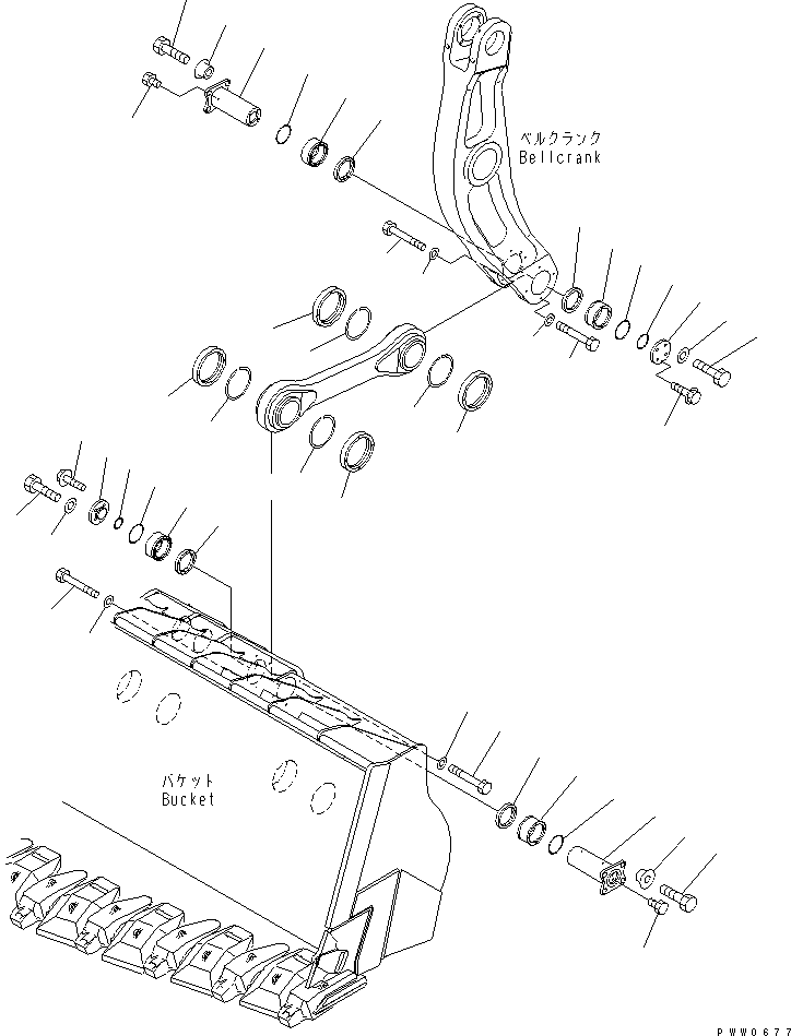 Палец 42C-70-11262 KOMATSU