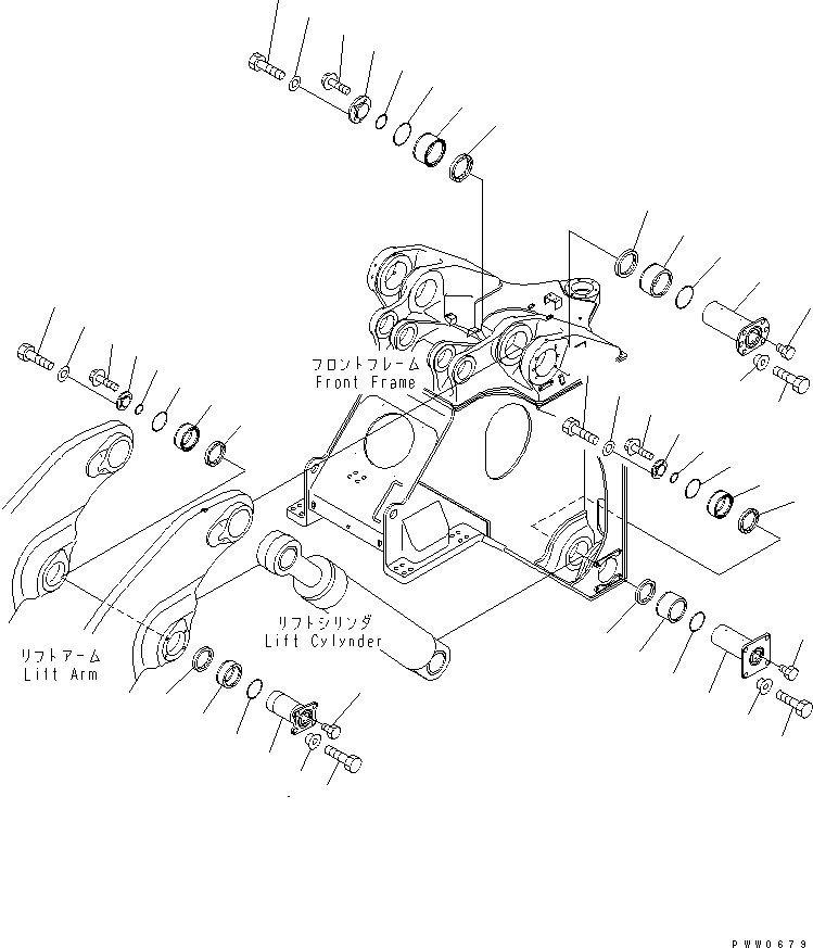 Палец 42C-70-11282 KOMATSU