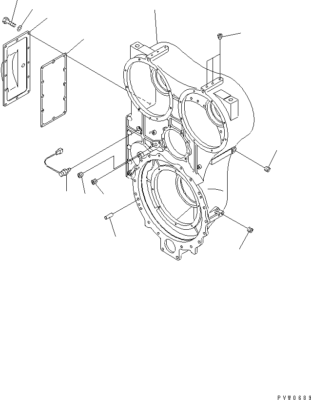 Корпус 42C-13-15112 KOMATSU