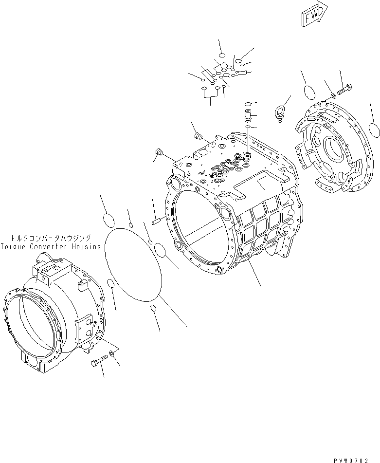 Корпус 42C-15-11110 KOMATSU
