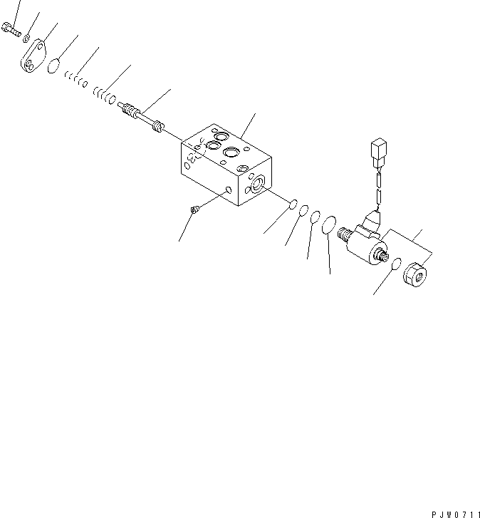 Клапан в сборе 42C-15-15500 KOMATSU
