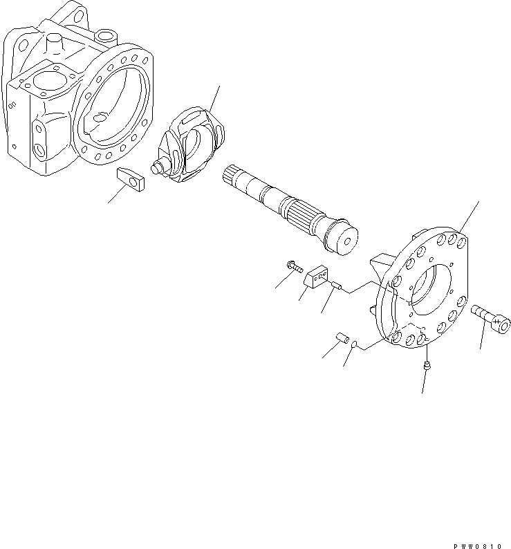 CRADLE SUB ASS'Y (\7\708-2H-04520) KOMATSU