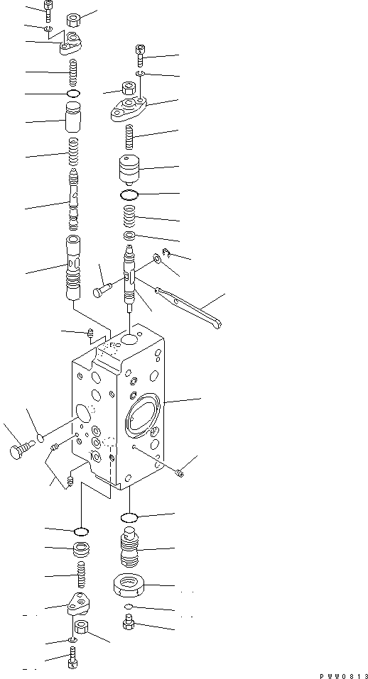 SERVO VALVE ASS'Y,FRONT 708-27-08940 KOMATSU