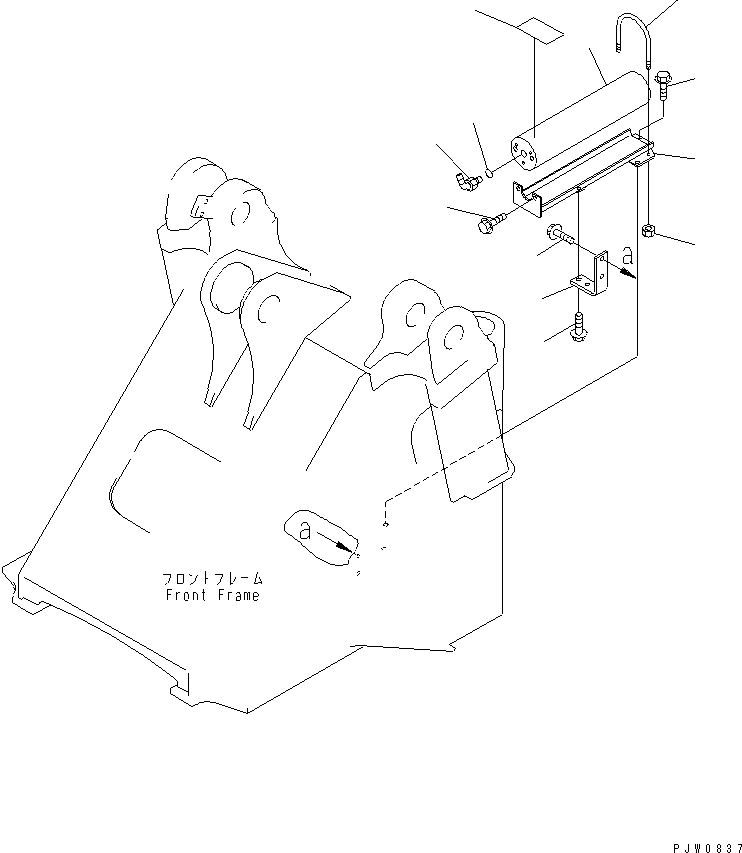 ACCUMULATOR ASS'Y,(FINAL COATING) 721-32-08031 KOMATSU