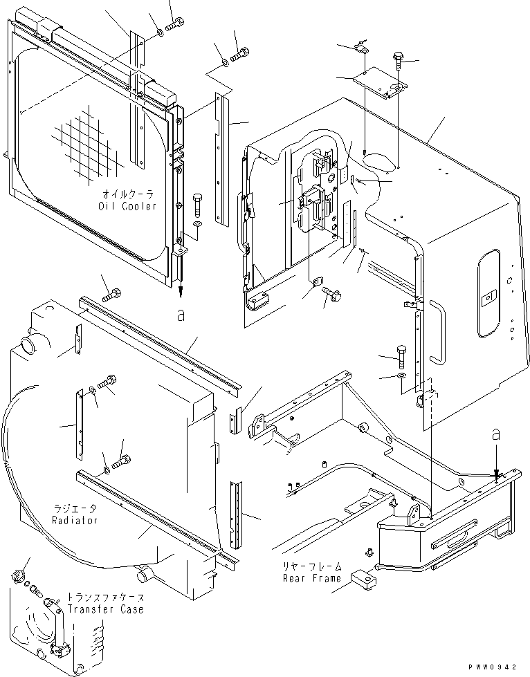 BAR (WELDED) 428-979-1130 KOMATSU