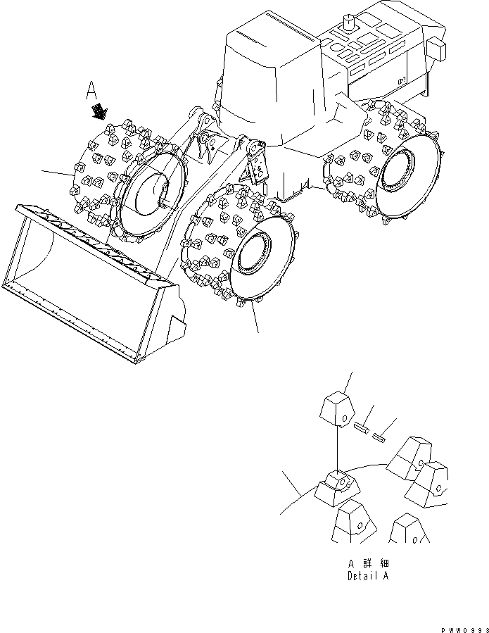 WHEEL ASS'Y,STEEL 41L-30-H1120 KOMATSU
