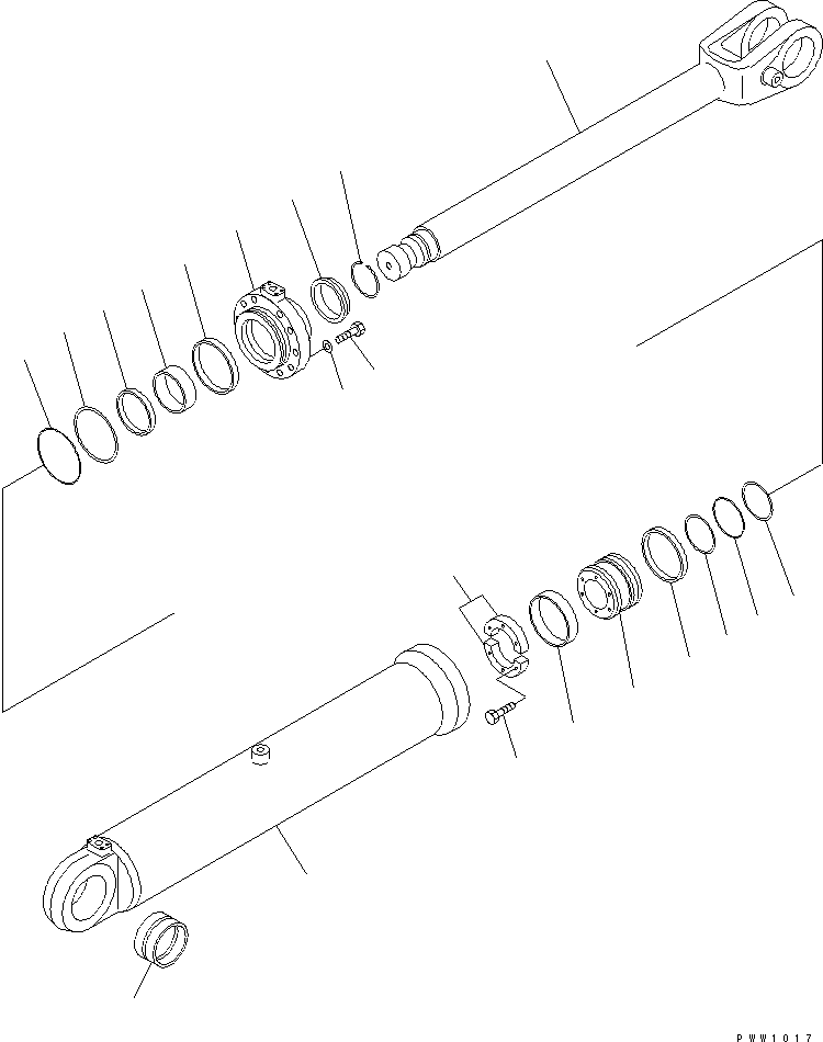 Опорное кольцо (комплект) 707-36-52920 KOMATSU