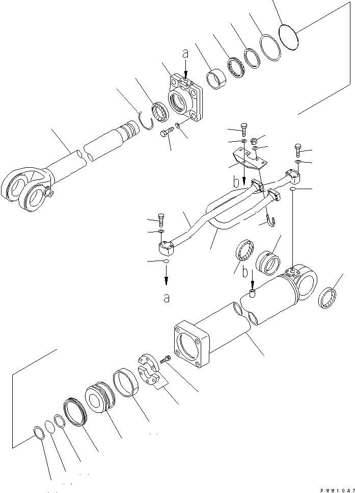 CYLINDER GROUP,LIFT (\8\707-01-X7070) KOMATSU