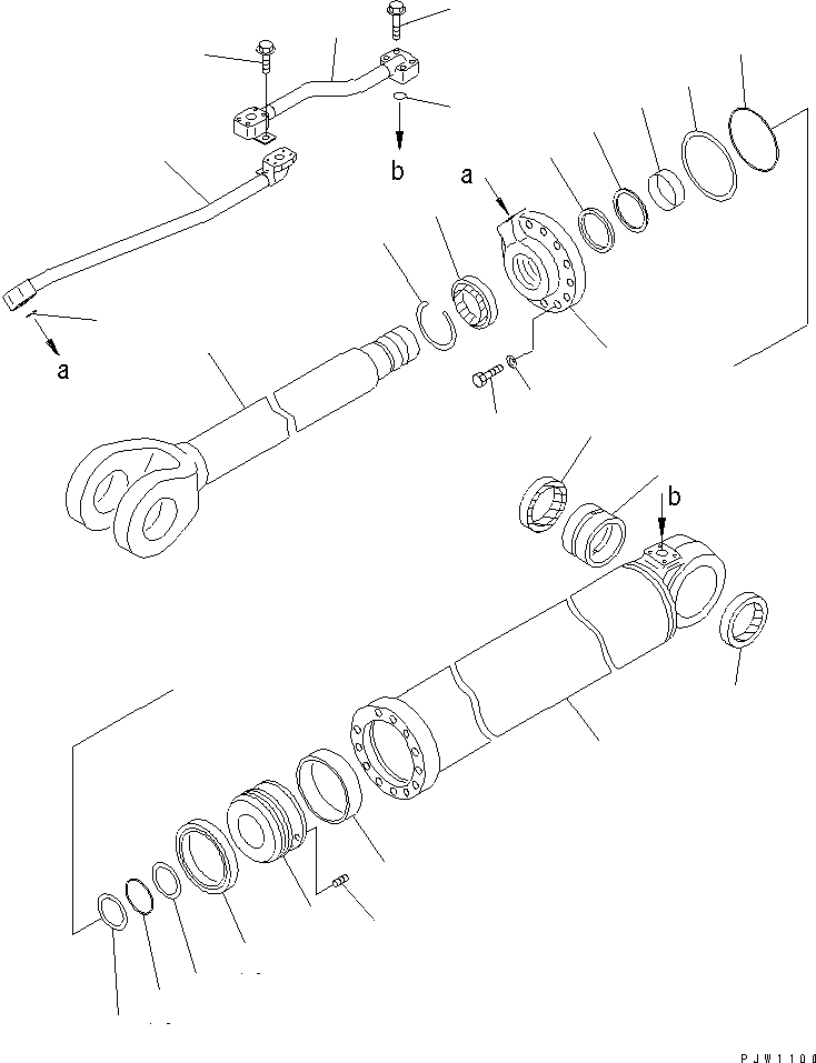 Опорное кольцо (комплект) \0\07001-05095 KOMATSU