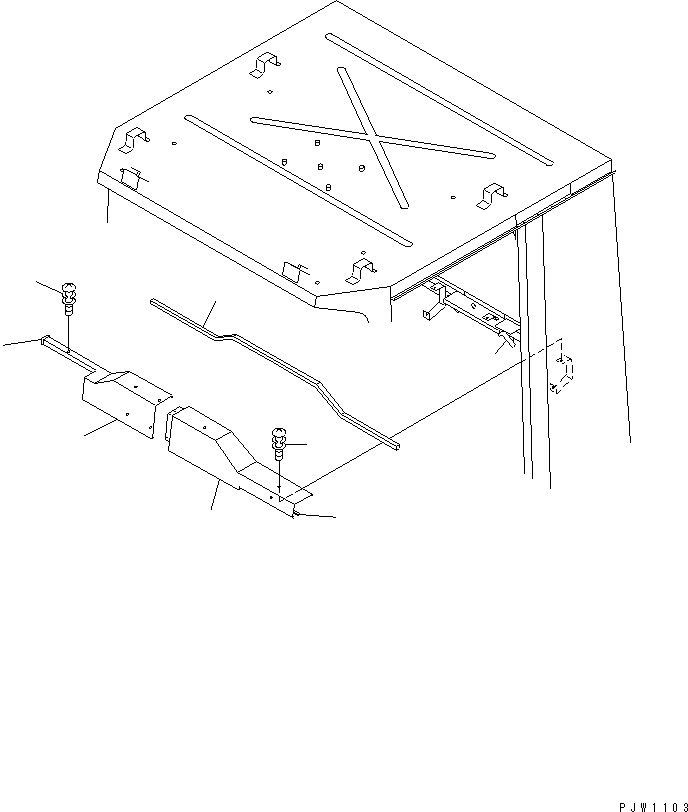 COVER,R.H. (REWORK) 41E-56-21380 KOMATSU