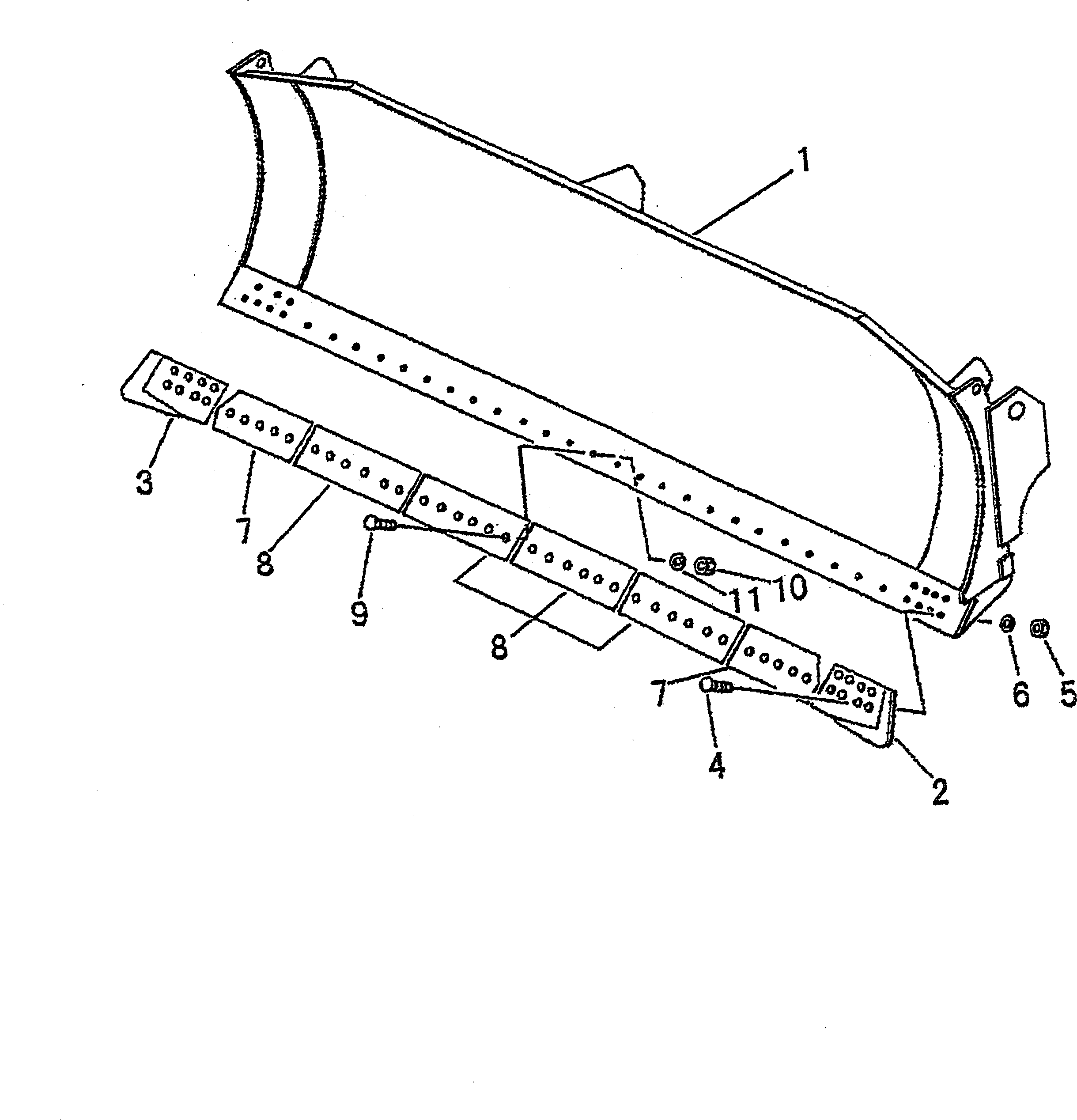 Щётка стеклоочистителя 41F-70-15110 KOMATSU