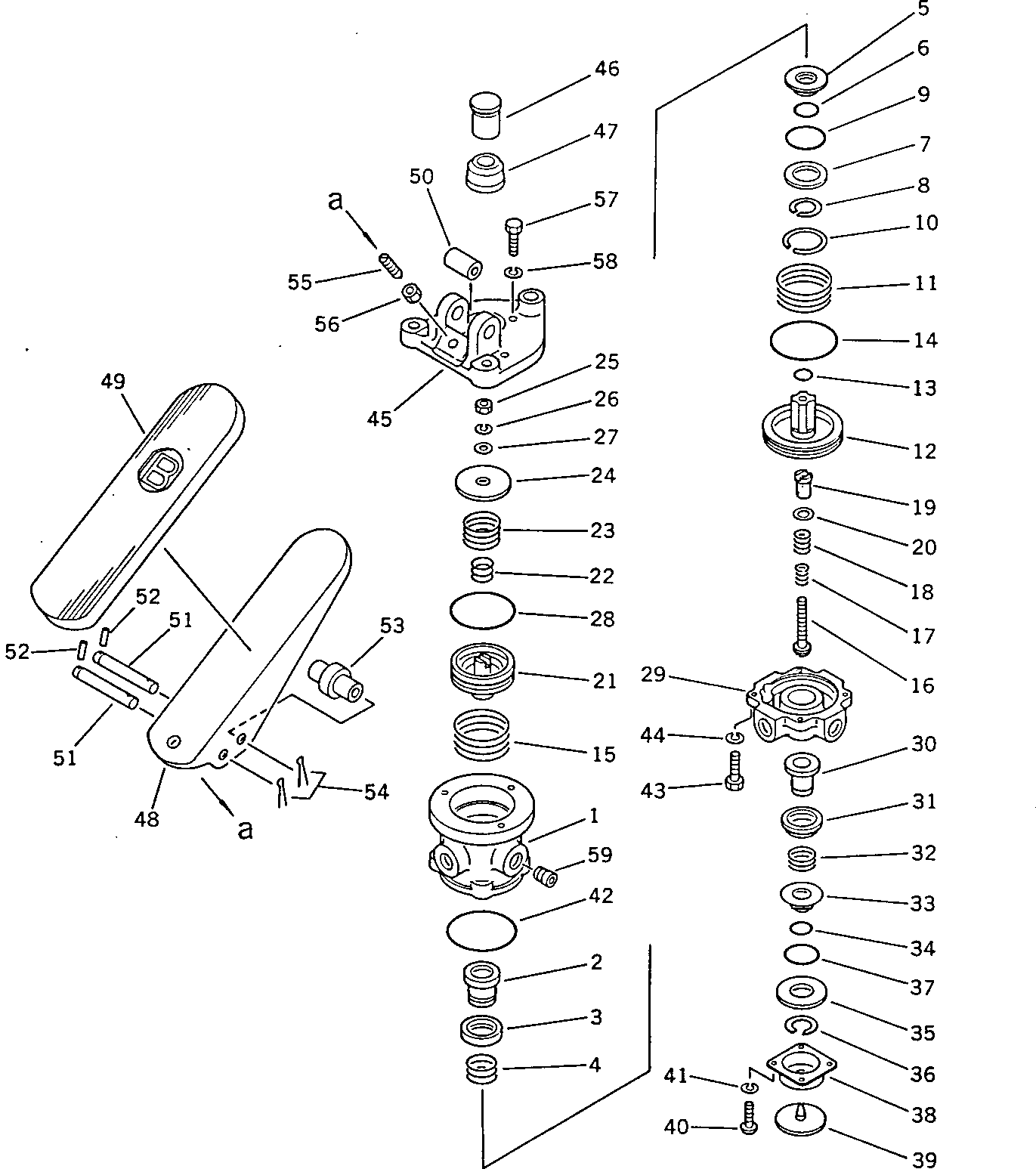 VALVE ASS'Y,TREADLE 426-Z82-1301 KOMATSU