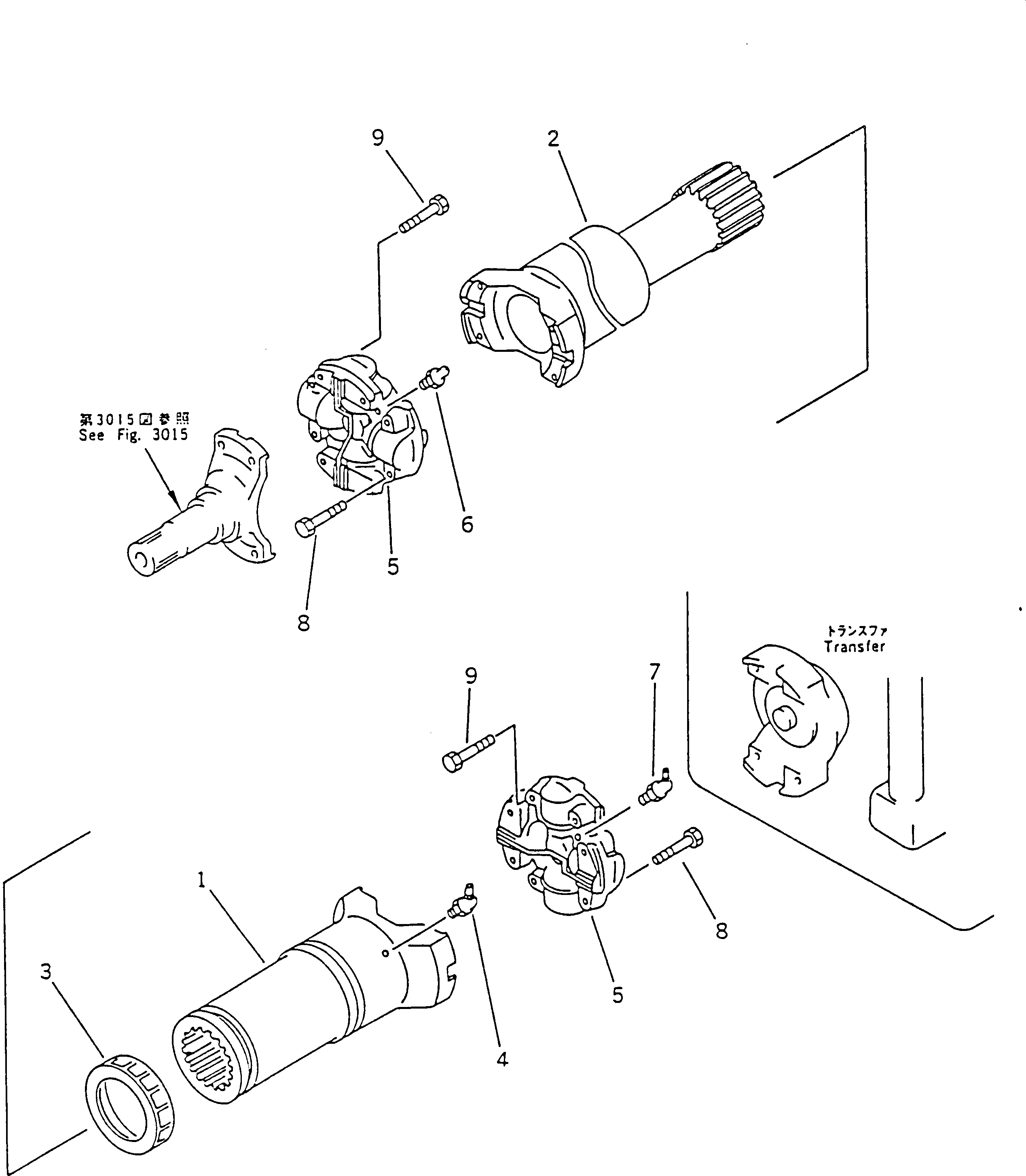DRIVE SHAFT ASS'Y 428-20-12190 KOMATSU