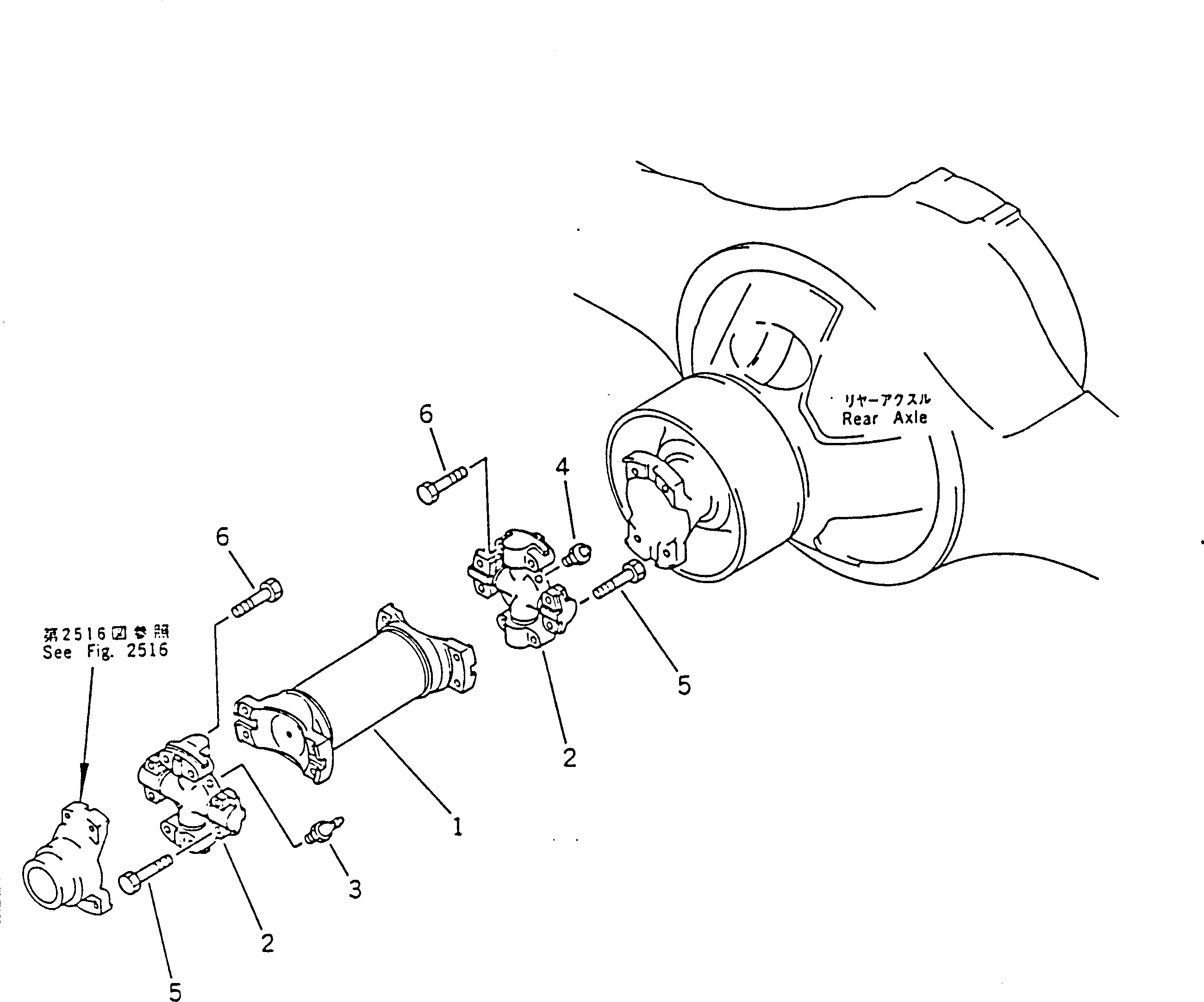 DRIVE SHAFT ASS'Y 428-20-14190 KOMATSU