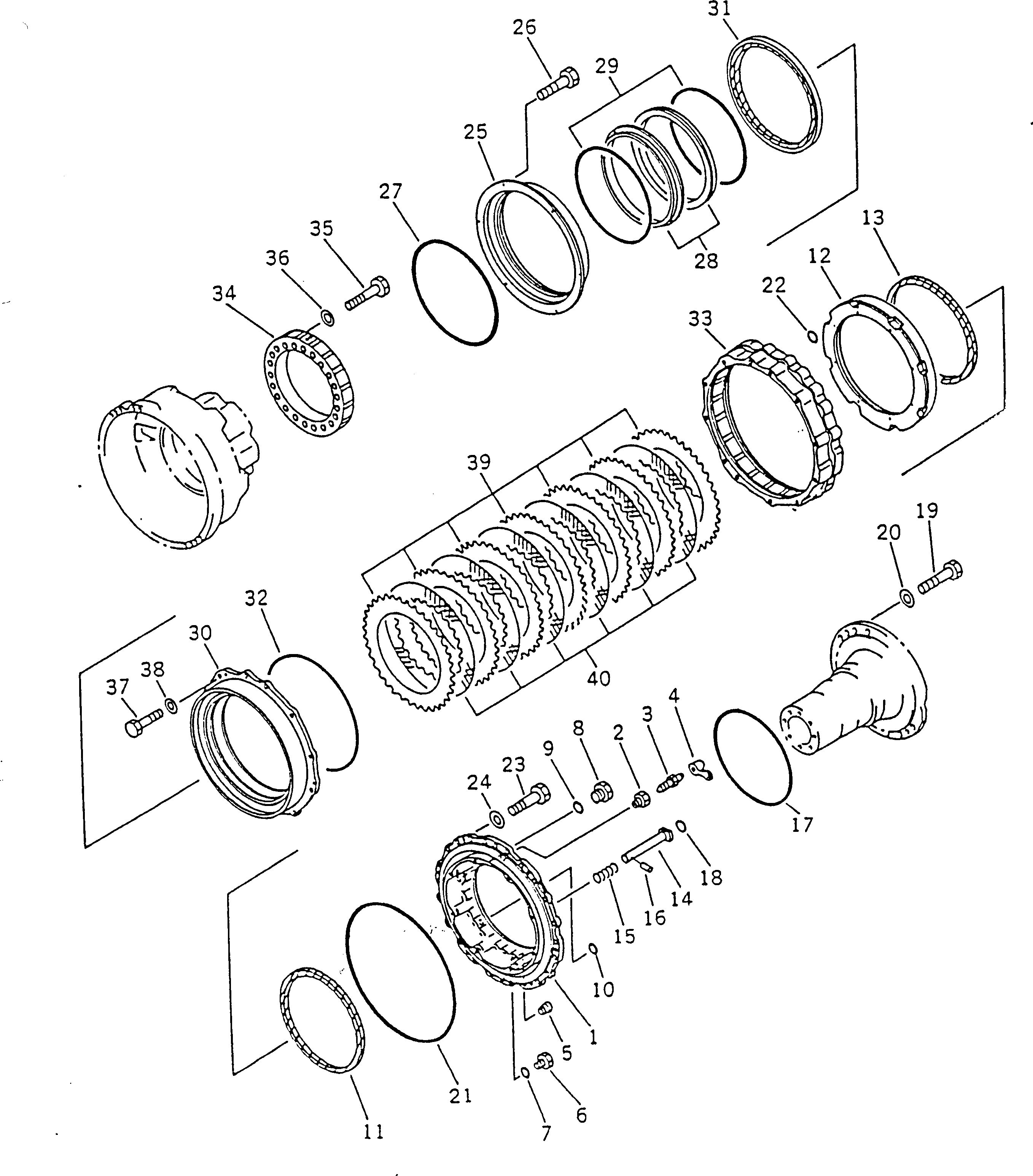 Уплотнительное кольцо (k6) 42E-33-11640 KOMATSU