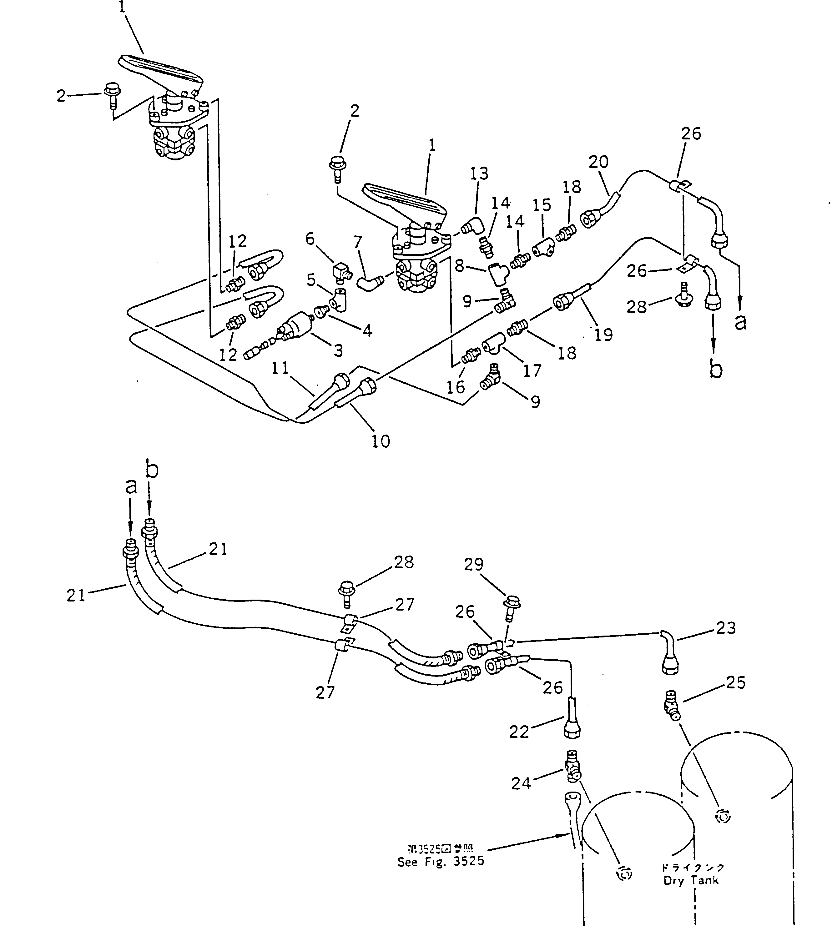 VALVE ASS'Y,TREADLE 428-35-15240 KOMATSU