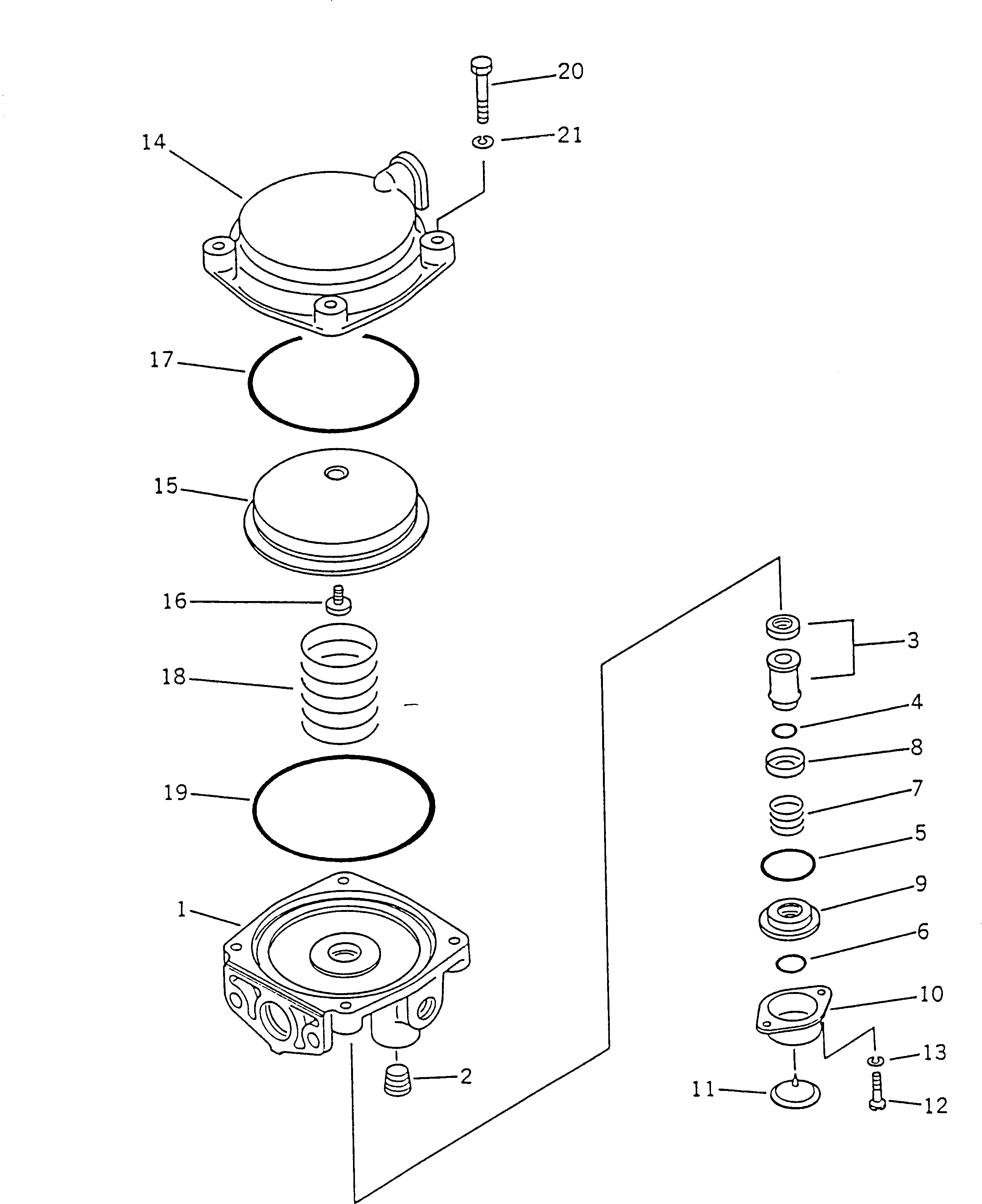 VALVE (KIT) 581-35-77151 KOMATSU