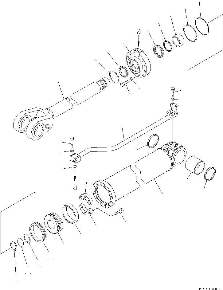 SERVICE KIT,LIFT CYLINDER 707-99-75470 KOMATSU