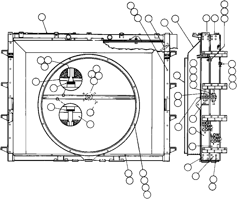 TUBE, OVERFLOW ASSM VE6833 KOMATSU