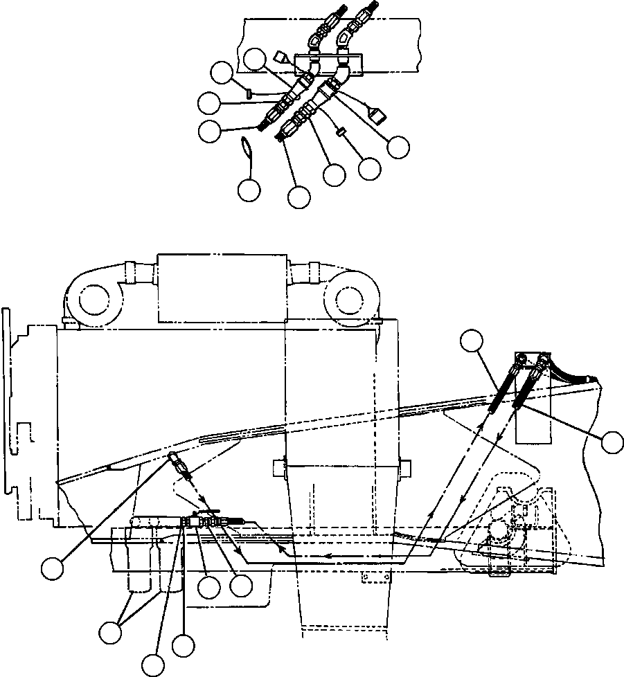 Шланг HA6257 KOMATSU