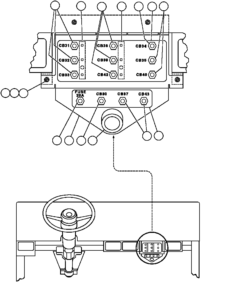 Бобышка с резьбой EF1406 KOMATSU