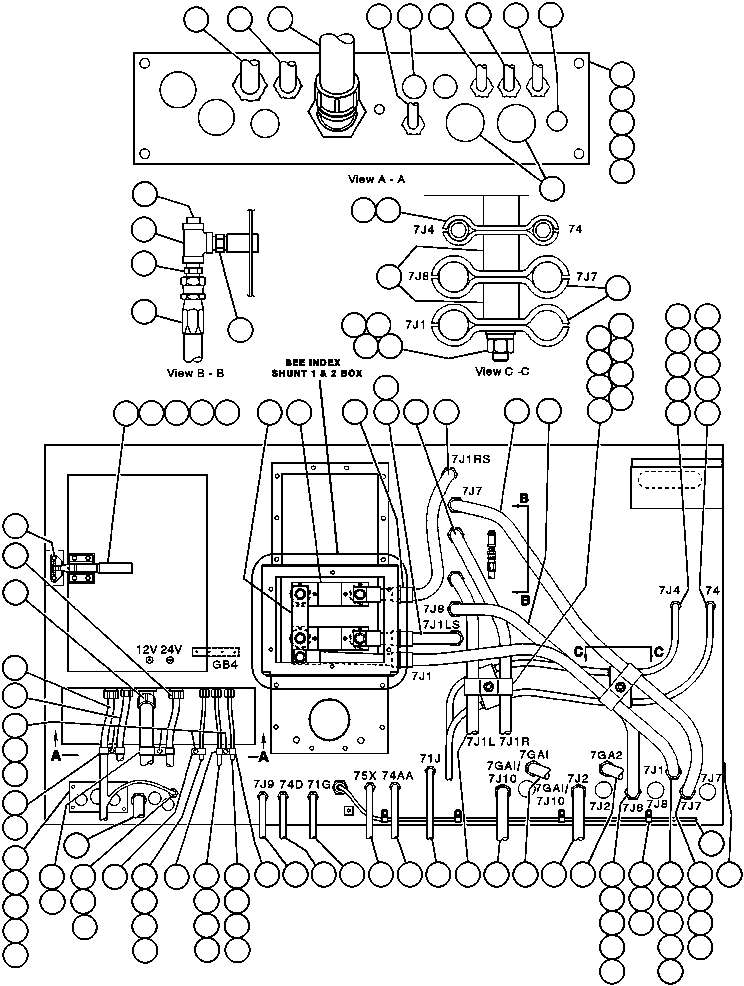 HARNESS, ALTERNATOR/ENGINE SPEED YA3095 KOMATSU