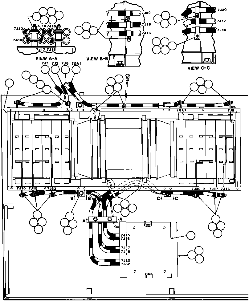 Кабель - 7J2 (BLOWN GRID TO CONTROL CABINET) CH2622 KOMATSU