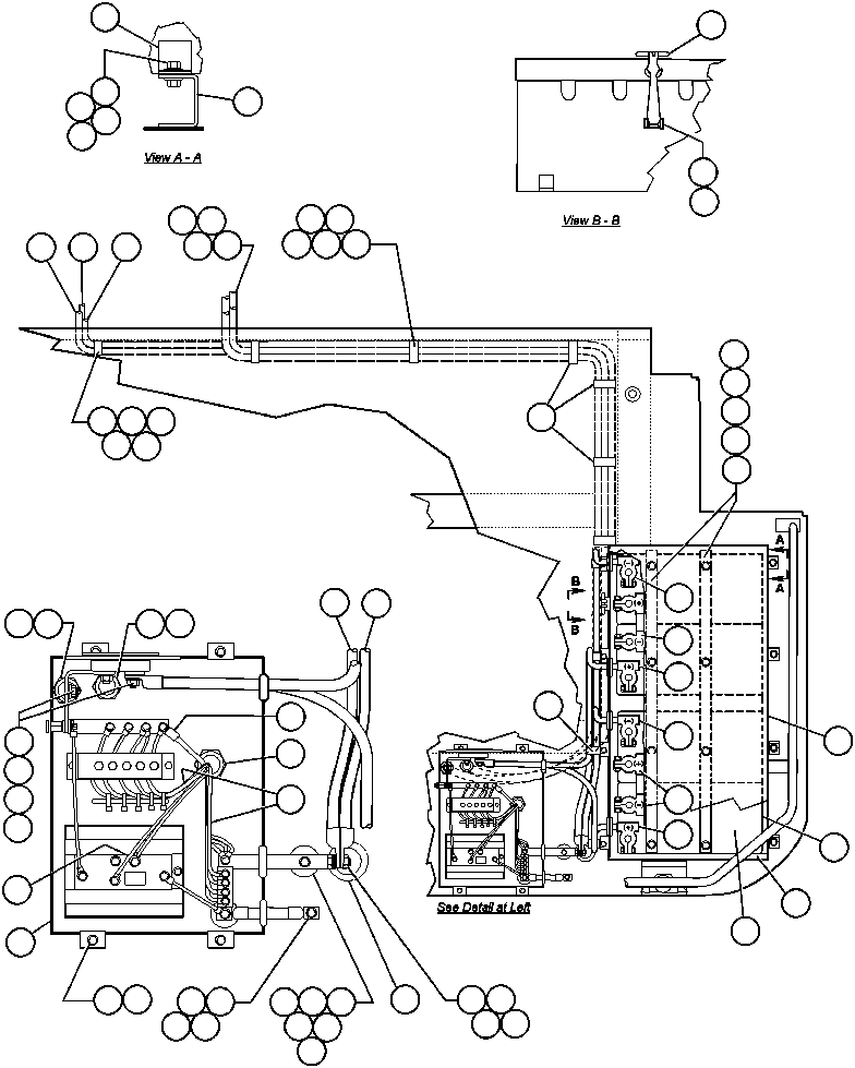 BOX, BATTERY DISCONNECT (SEE INDEX) EF1443 KOMATSU