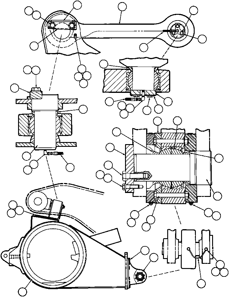 HOUSING, AXLE EC7722 KOMATSU